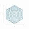 Fresh Products Wave 3D Urinal Deodorizer Screen, Blue, Ocean Mist Fragrance, PK10 3WDSF010I060M08 - alternate 8